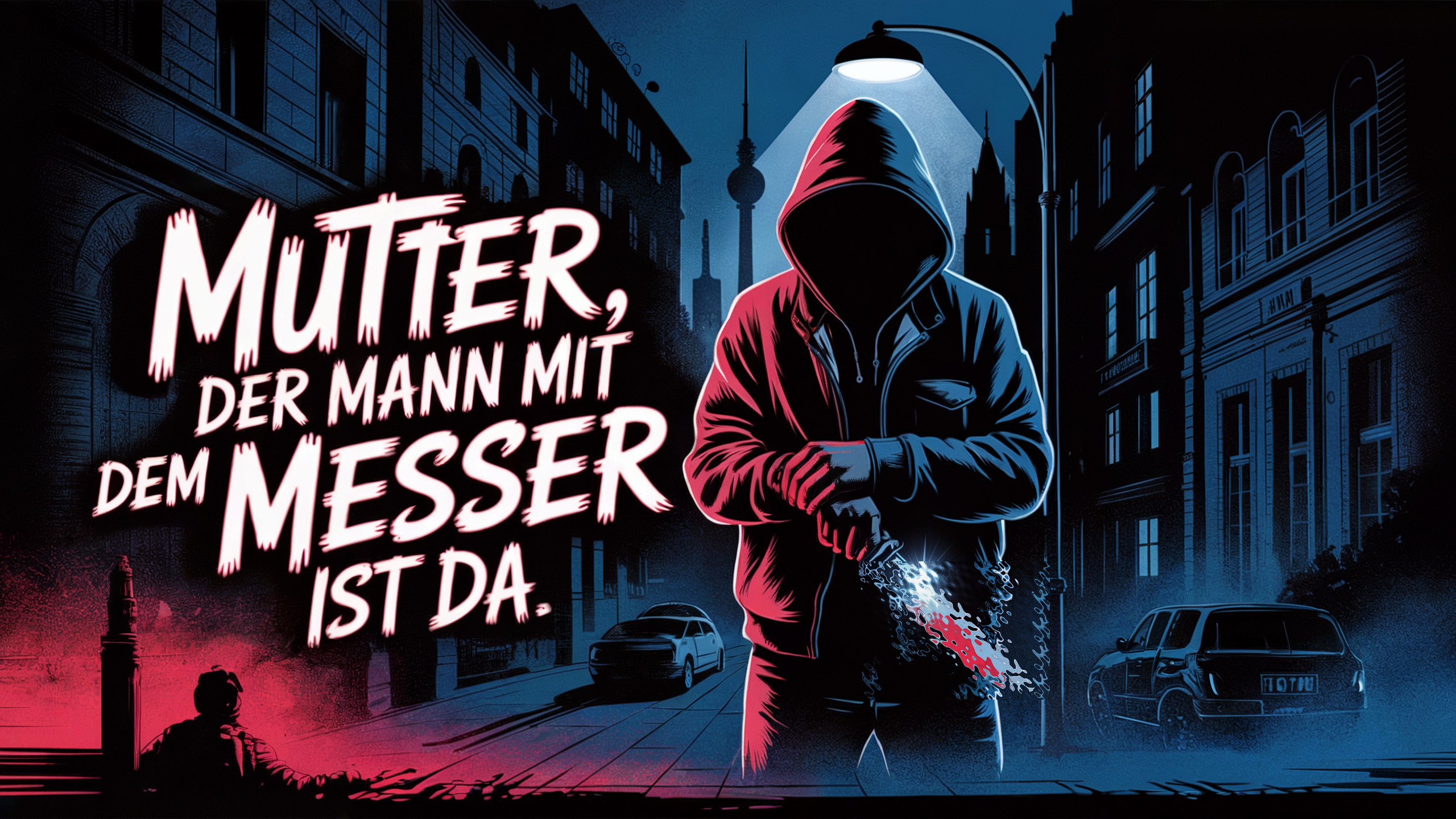 Mutter der Mann mit dem Messer ist da